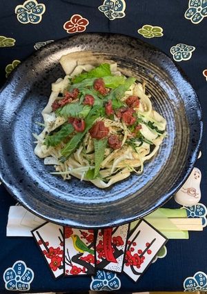 お礼参り・天神さまの梅うどん-レシピのメイン写真