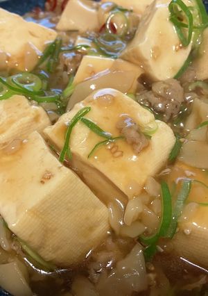 冷凍餃子を使って。本格！銀の麻婆豆腐-レシピのメイン写真
