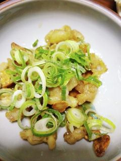 にんにく鶏皮の葱ポン酢-レシピのメイン写真