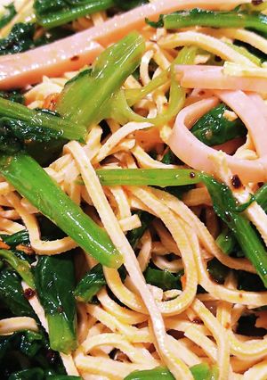 豆腐干絲とからし菜、ハムのラー油和え-レシピのメイン写真