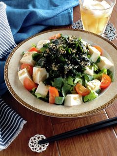 ソフトケールとレタスの中華風サラダ。-レシピのメイン写真