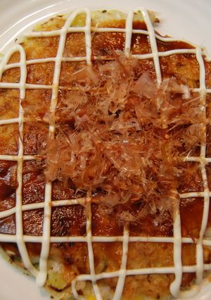 米粉＆里芋のお好み焼き（アレルギー対応）-レシピのメイン写真