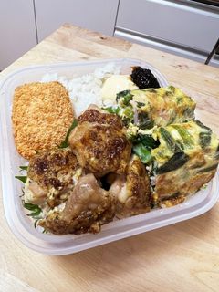 鶏肉のマスタードマヨ焼き☆卵焼き弁当-レシピのメイン写真