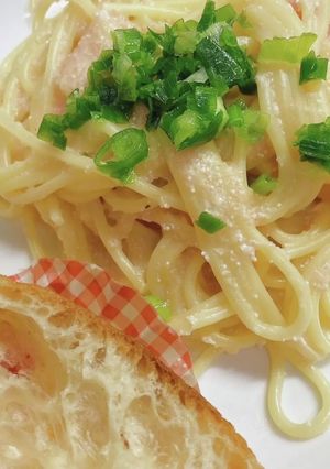 簡単！白だしで作るたらこパスタ♡美味しい-レシピのメイン写真