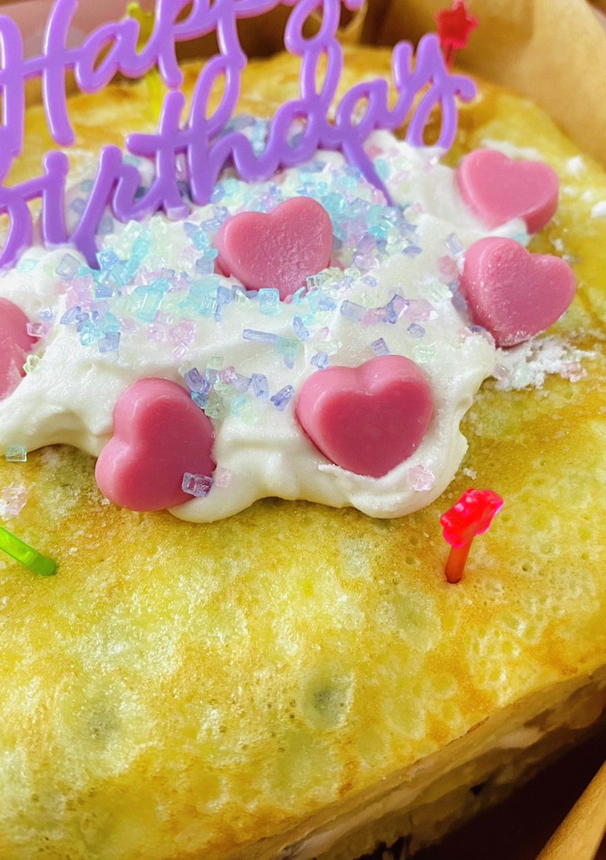 おかず豆で・簡単和風クレープケーキ-レシピのメイン写真