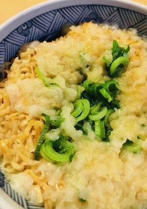アレンジ★ネギ＆揚げ玉・チキンラーメン-レシピのメイン写真