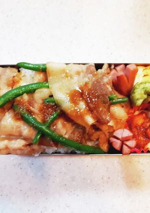 高校生弁当覚え書き153豚丼-レシピのメイン写真