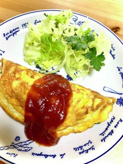ソーセージたっぷりチーズオムレツ-レシピのメイン写真