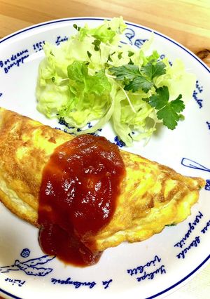 ソーセージたっぷりチーズオムレツ-レシピのメイン写真