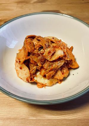 混ぜて焼くだけ☆ 超絶かんたん☆豚キムチ-レシピのメイン写真