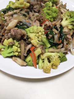 定食屋さんみたいな野菜炒め♪ロマネスコ入-レシピのメイン写真