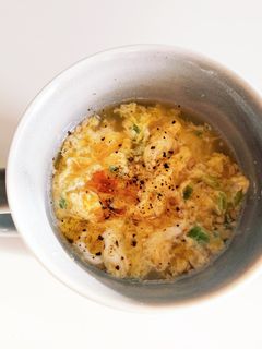 レンジで簡単!卵スープ-レシピのメイン写真