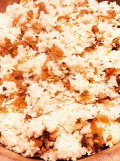 高菜と中華干しエビの炊き込みご飯-レシピのメイン写真