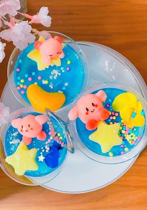 白玉団子で星のカービィ☆-レシピのメイン写真