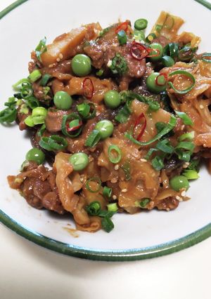 豚モツ味噌炒め～♪おつまみ、おかずに最高-レシピのメイン写真