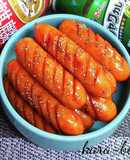 簡単＊カレーソース照り焼きウインナー