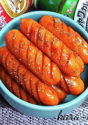 簡単＊カレーソース照り焼きウインナー-レシピのメイン写真