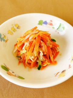 保育園給食★人参とツナの和え物-レシピのメイン写真