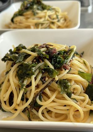 ヒロメのパスタ-レシピのメイン写真