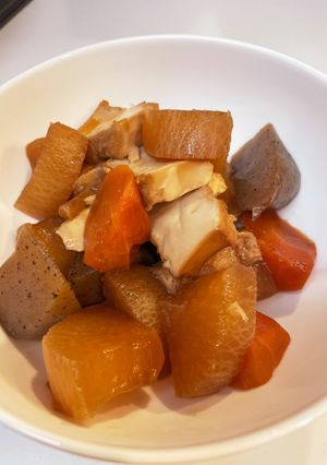 大根と厚揚げの煮物-レシピのメイン写真