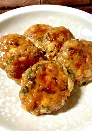 シャキシャキレンコンの和風照り焼きバーグ-レシピのメイン写真