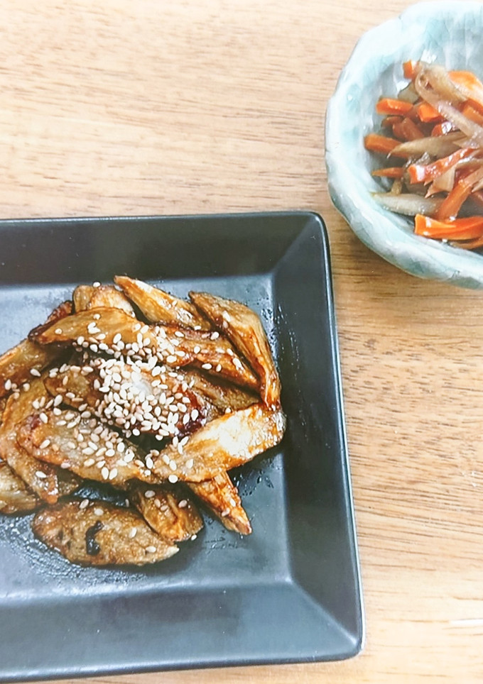 ごぼうのからあげときんぴらごぼう-レシピのメイン写真