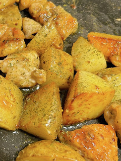 【節約】鶏もも×ジャガイモ炒め-レシピのメイン写真