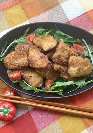 少ない油でもジューシー！大豆ミート唐揚げ-レシピのメイン写真