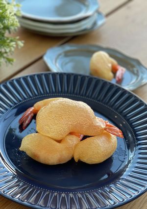 新感覚★膨らむ衣のバルーンエビフライ-レシピのメイン写真