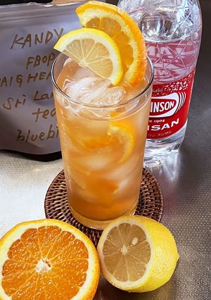 レモンと清美オレンジのティースカッシュ-レシピのメイン写真