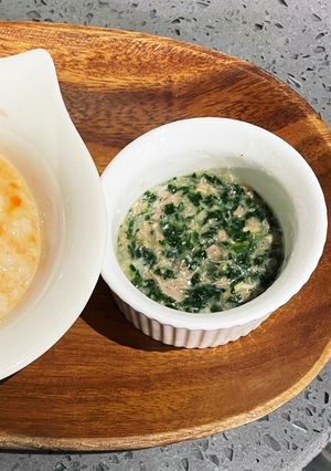 小松菜とマグロのとろとろ　離乳食 冷凍-レシピのメイン写真