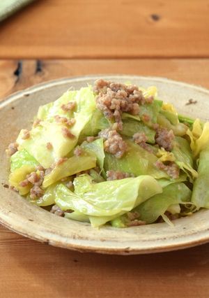 レンチン肉みそキャベツ-レシピのメイン写真