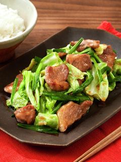 春キャベツと豚肉のスタミナ炒め-レシピのメイン写真