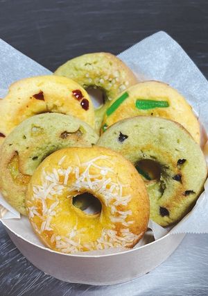 にこにこヘルシー6種の焼ドーナツ-レシピのメイン写真
