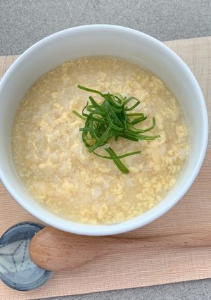 レンジで簡単たまご雑炊-レシピのメイン写真