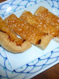 油揚げのみそ焼き-レシピのメイン写真