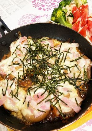 椎茸の甘辛ベーコンチーズ焼き-レシピのメイン写真