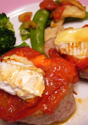 豚ヒレ肉のトマチーズ焼き-レシピのメイン写真