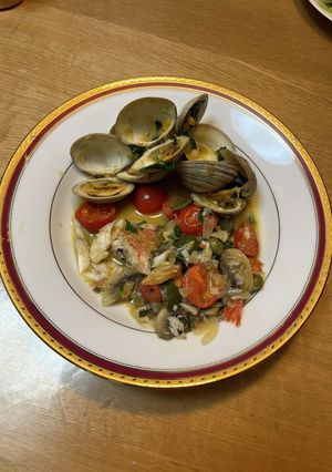 白身魚のアクアパッツァ-レシピのメイン写真