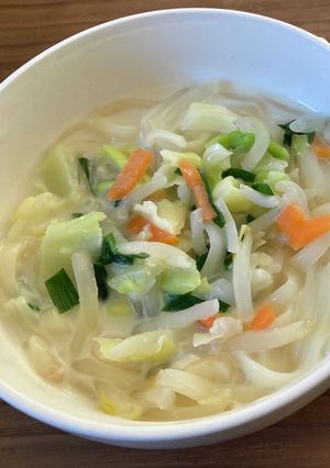 【幼児食1歳頃～】みそ豆乳うどん-レシピのメイン写真
