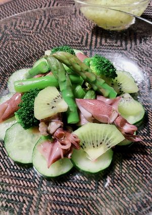 爽やか！ほたるいかのグリーンサラダ♪-レシピのメイン写真
