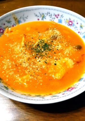 とりむね肉の中華風トマト煮-レシピのメイン写真