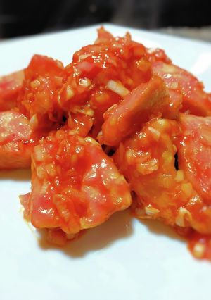 ご飯泥棒！鶏むね肉の甘酢ねぎ焼き-レシピのメイン写真
