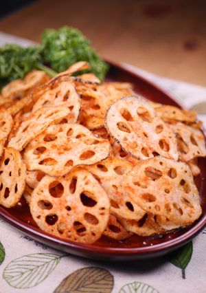 ホット＆スパイシーれんこんチップス-レシピのメイン写真