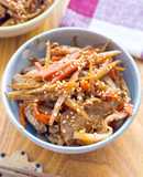 和食の定番♩豚肉入りきんぴらごぼう