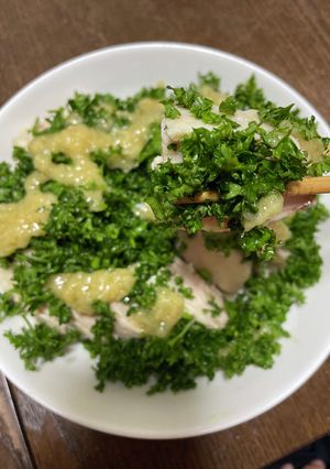 茹で鶏パセリ-レシピのメイン写真