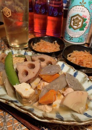 優しい味!根菜たっぷりの煮物✨-レシピのメイン写真