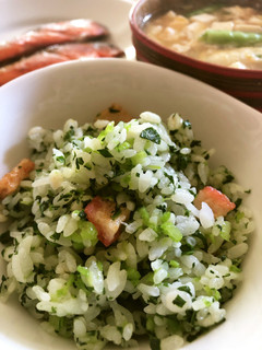 青菜ご飯-レシピのメイン写真