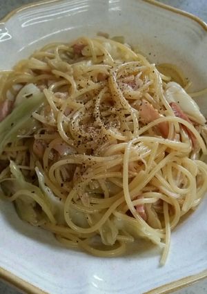 キャベツとえのきのワンポットパスタ-レシピのメイン写真