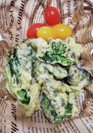 菜の花の天ぷら♪春先取りの王道ですね♪-レシピのメイン写真